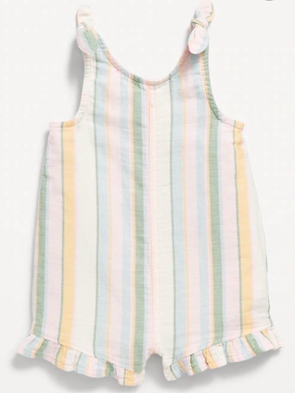 12-18mo Romper Little Navy Organic-Cotton One-Piece for Baby Girl